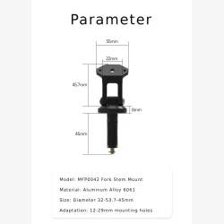 Chigee Monteringsbeslag (12-32mm hul)