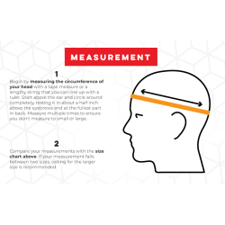 LS2 Hjelm Strrelsesguide
