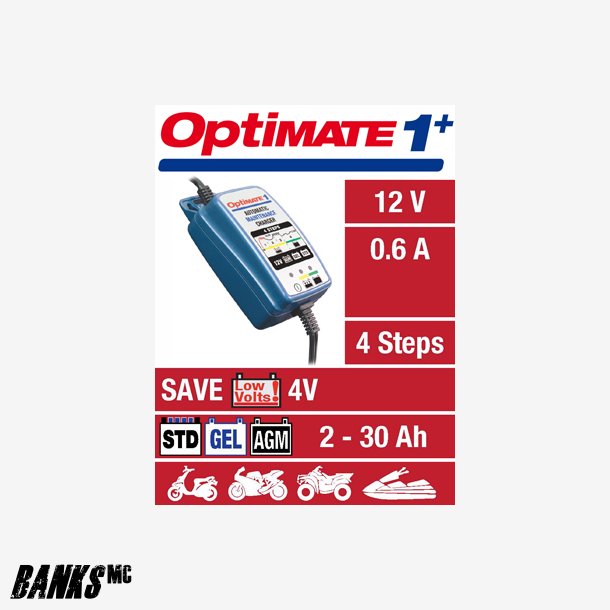 tecMATE Optimate 1 Duo Lithium &amp; Almindelig Lader