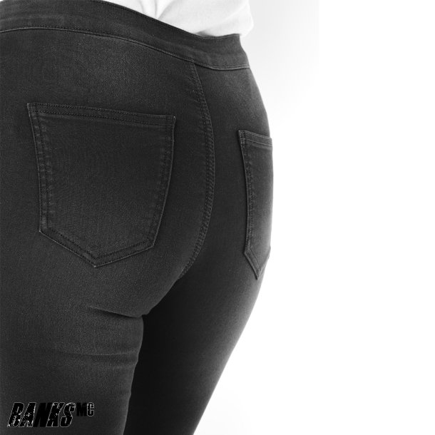 Oxford Super Jegging 2.0 Sort Dame